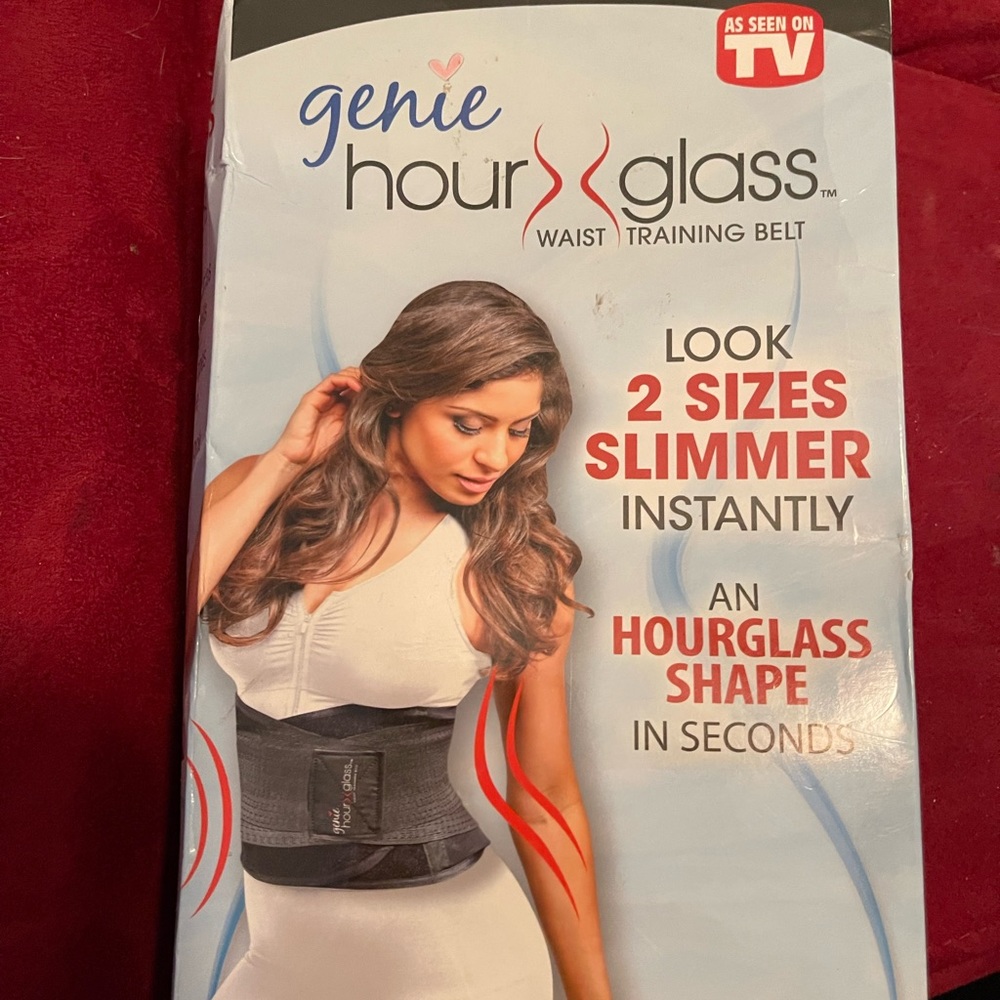 Genie Hourglass Waist Training Belt - Black L/XL